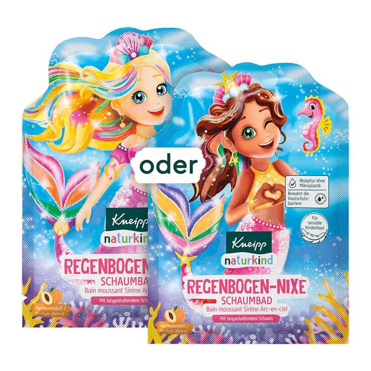 Kneipp naturkind Regenbogen-Nixe Schaumbad, 40 ml