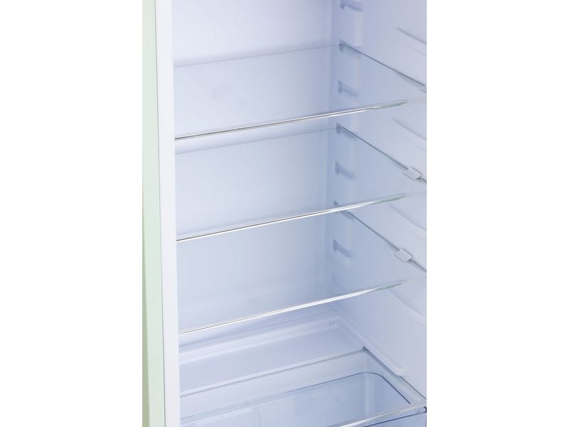 Domo Kühlschrank DO91701R Hellgrün, Rechts Freistehender Kühlschrank im Retro-Design