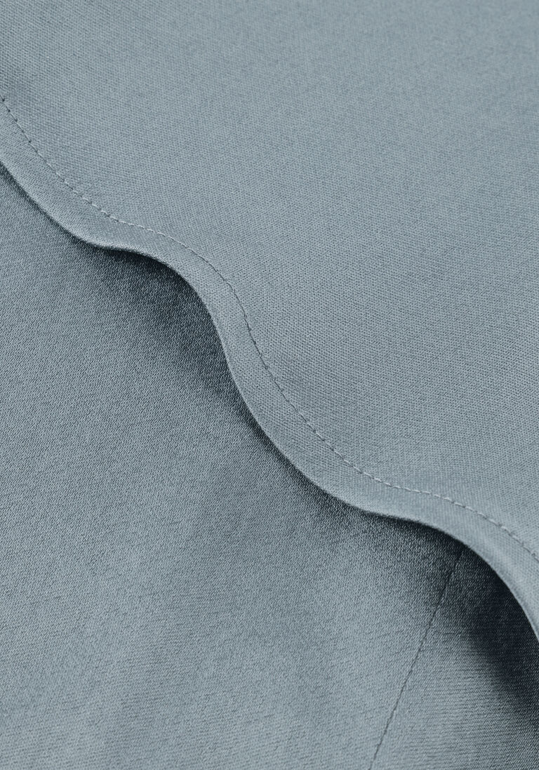 blauwe drykorn maxi jurk tivona