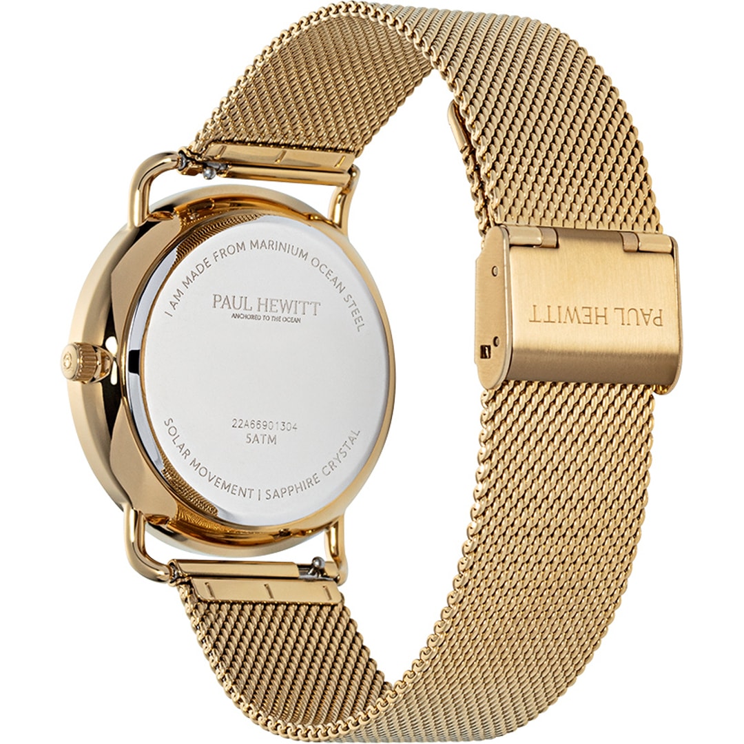 Paul Hewitt Sailor Line Marinium Ocean Steel Gold Ø 39