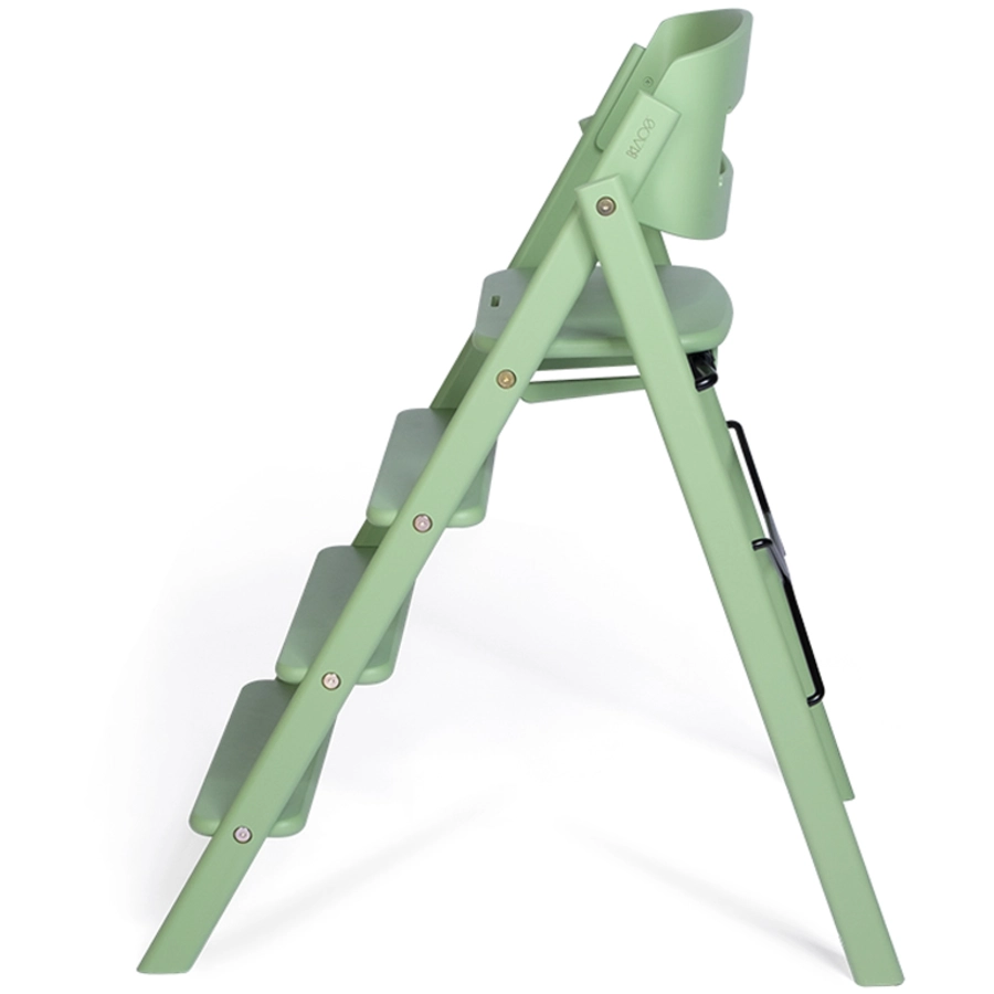 KAOS Hochstuhl Klapp faltbar Buche pale green
