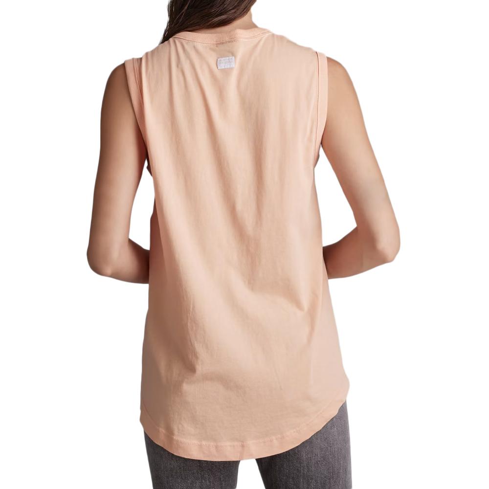 Débardeur Orange Femme Lash Graphic Tank
