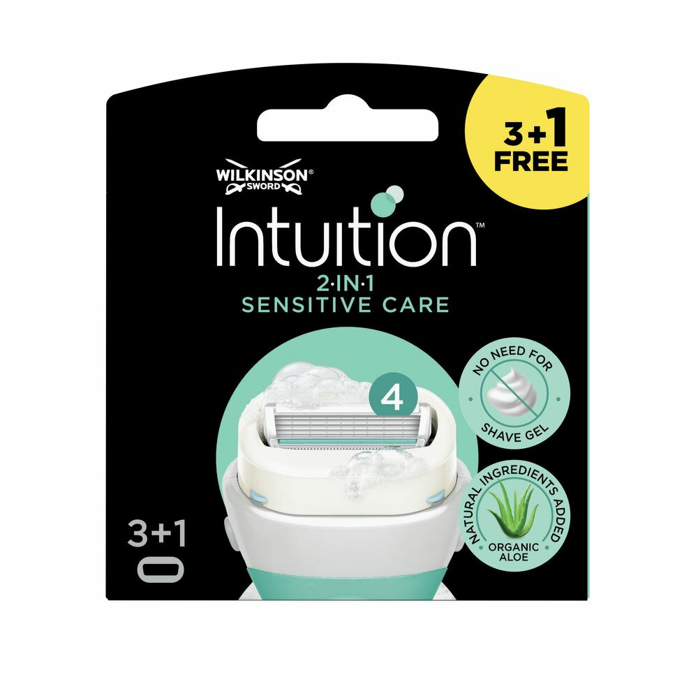 Wilkinson Intuition 2 in 1 Navulmesjes Sensitive Care4 stuks