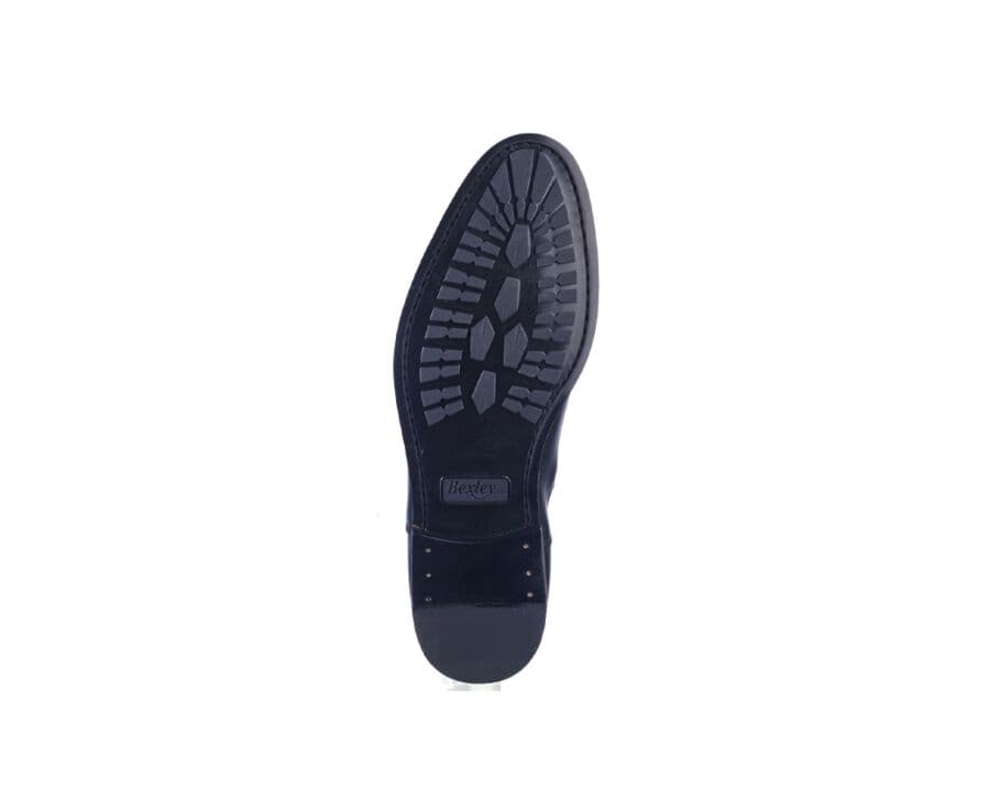 Chelsea boots cuir homme Noir - ALDERTON GOMME
