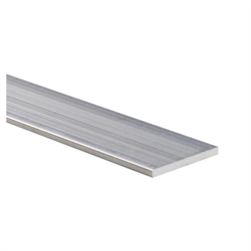 Profiel plat aluminium brut 15x2x2000mm