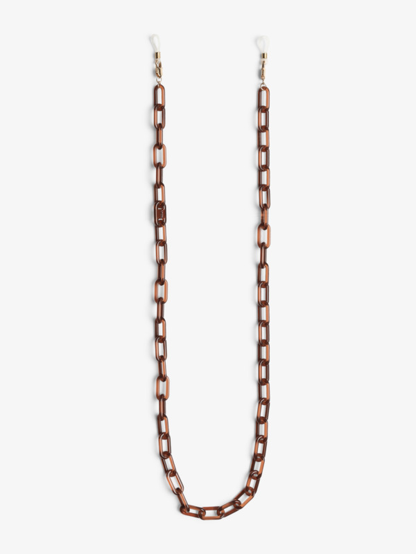Bio Acetate Cordon pour lunettes Marron Femme