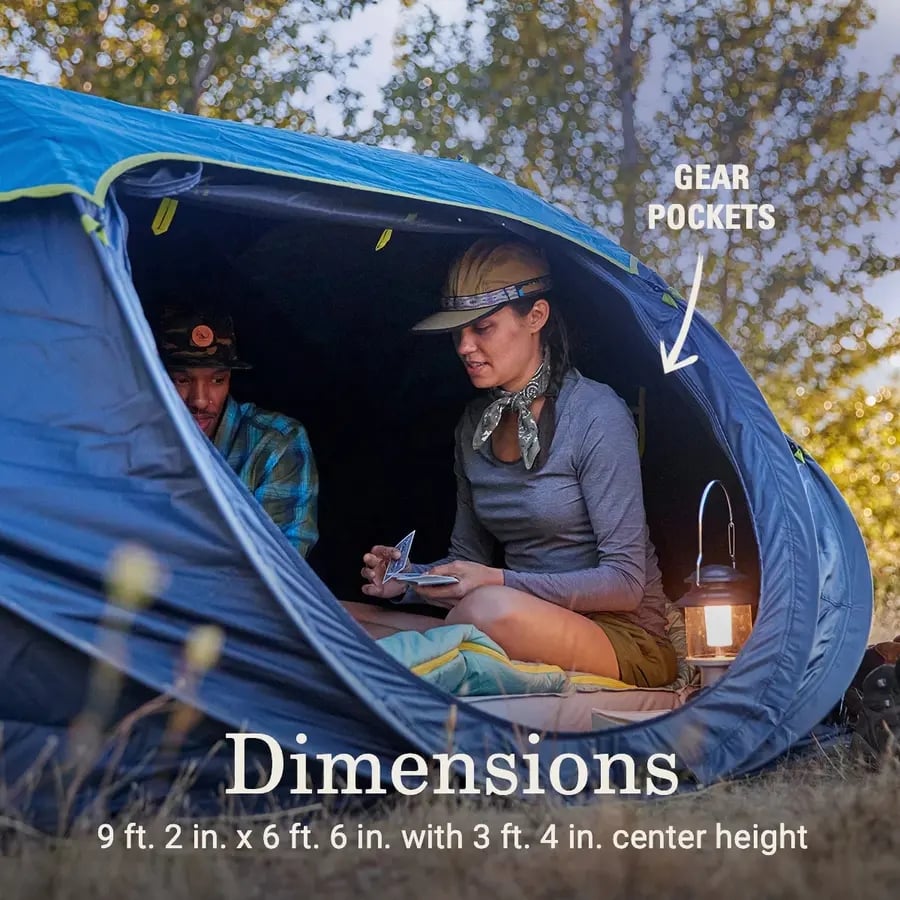 4-Person Pop-Up Tent with Dark Room&trade; Technology