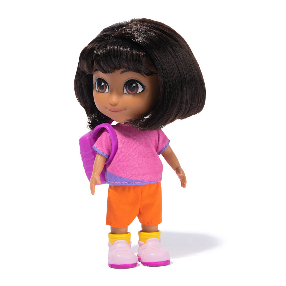 Dora pop met Rugzak en Boots figuur - 15 cm
