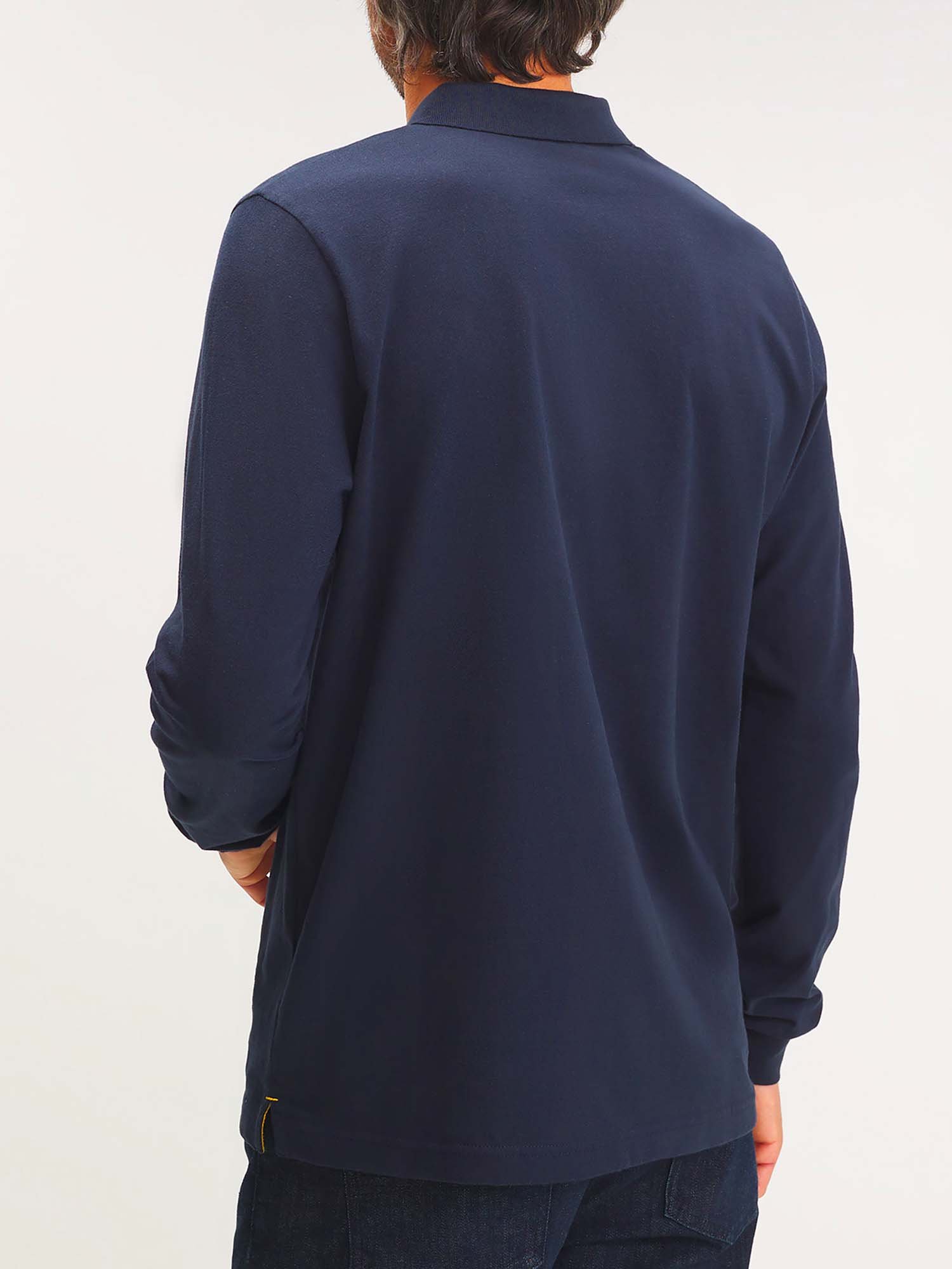 Polo Homme Rayures Poitrine Marine