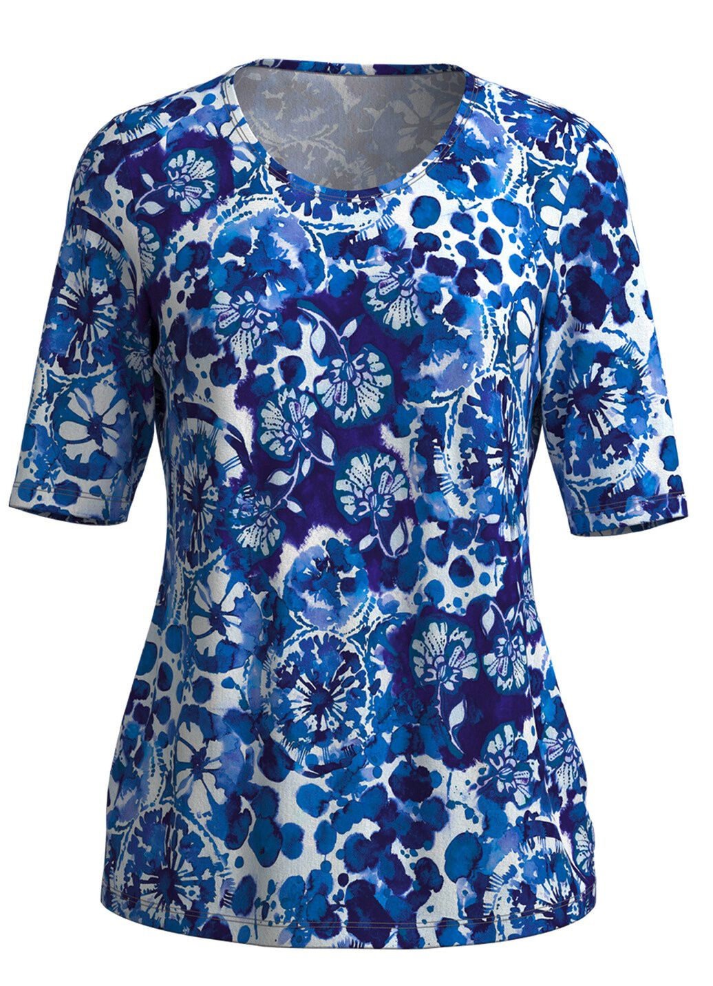 Shirt mit floralem Dessin