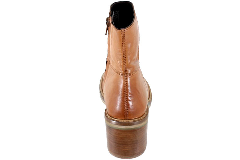 GREEN COMFORT BARCELONA LOW COGNAC STØVLE I SKIND