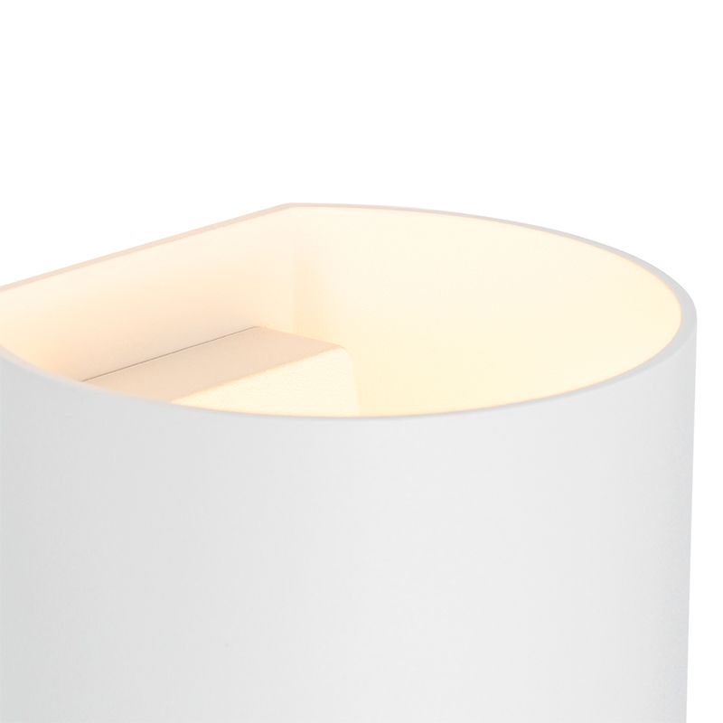 Moderne wandlamp wit met lichteffect - Sabbio