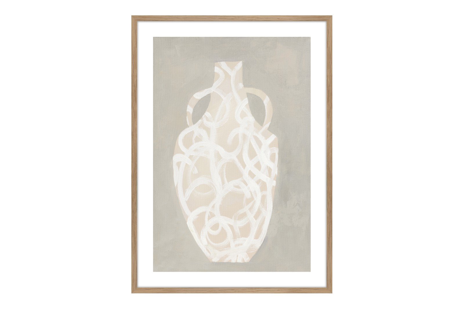 Clay Covered 50x70 cm Oak Frame