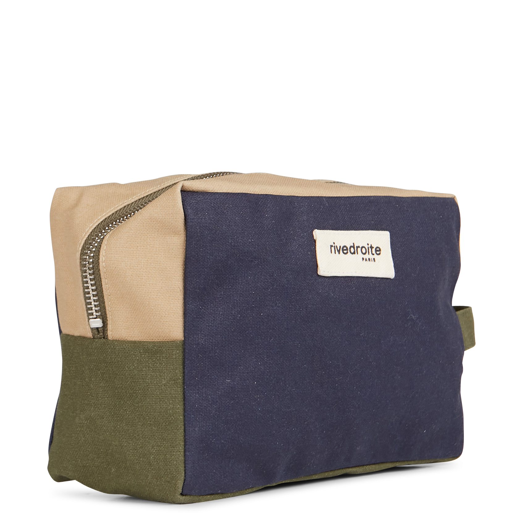 TOURNELLES XL - Grande trousse en coton recyclé | Bleu