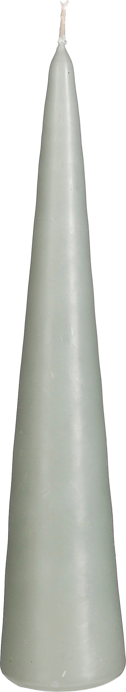 Mica Decorations kegelkaars groen 23 uur D 5 H 25 cm