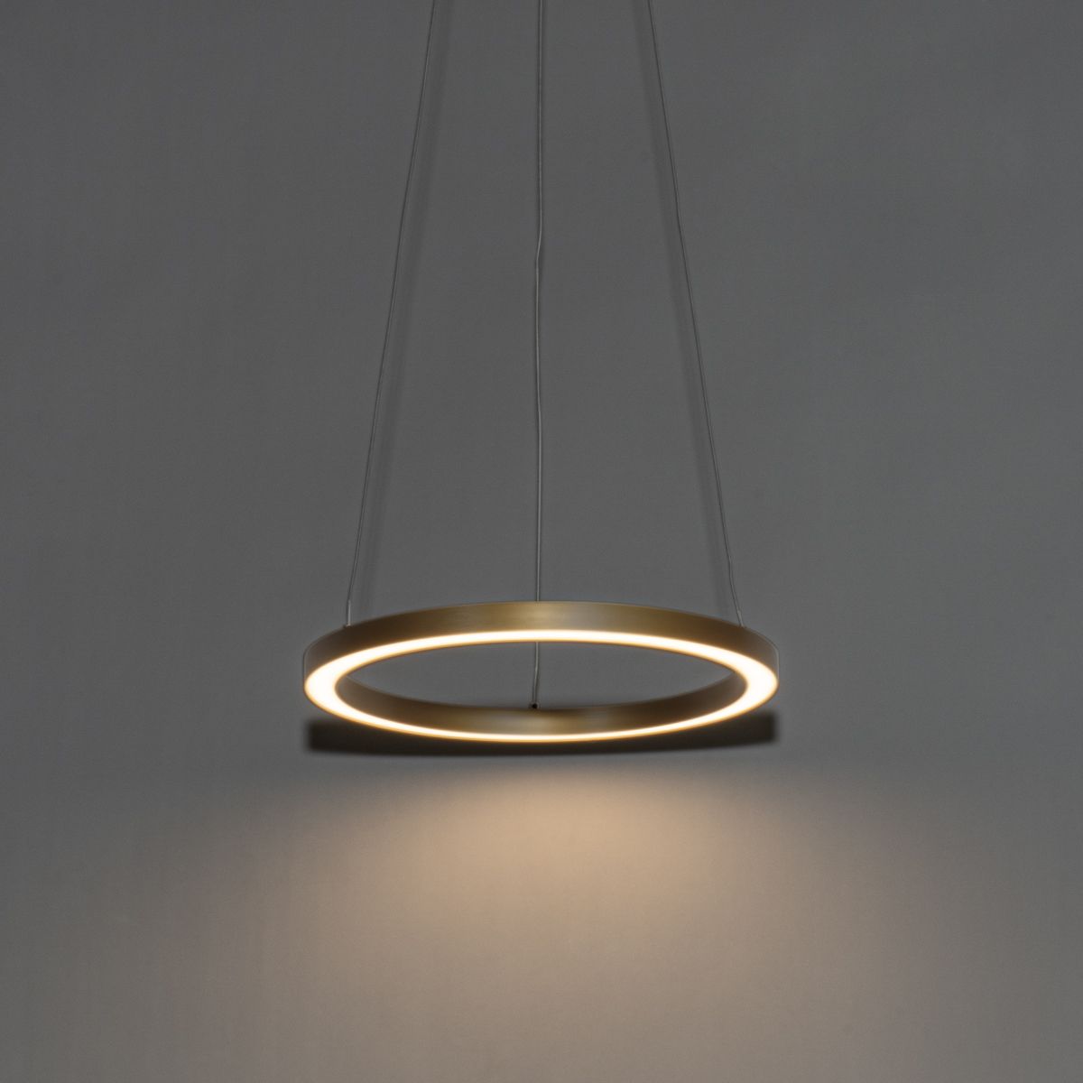 Hanglamp goud 40cm incl. LED 3-staps dimbaar - Girello