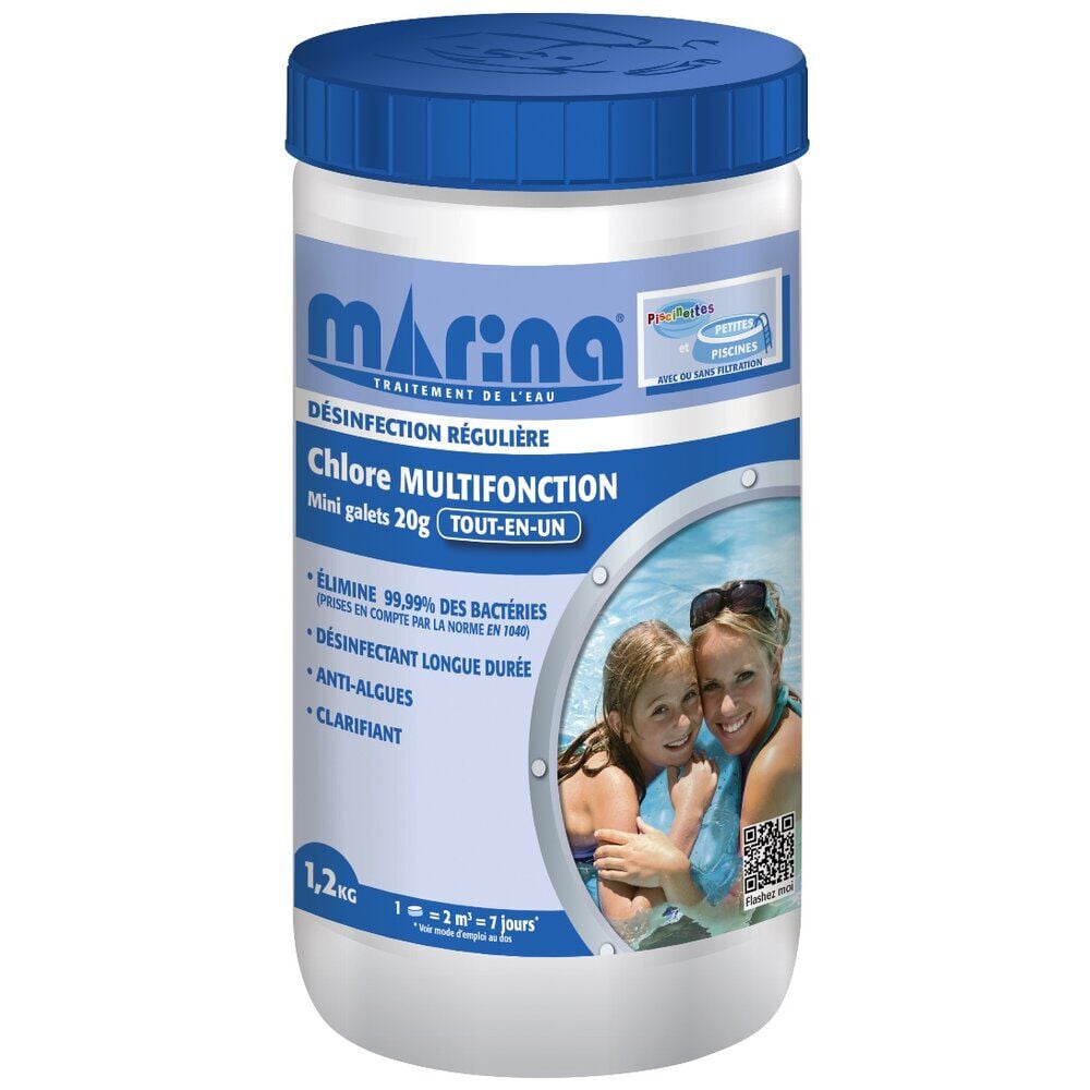 Chlore multifonctions pastille 20g Marina