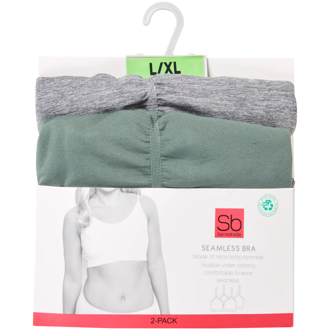 Sensabelle seamless bralettes 2 stuks | maat L/XL | diverse kleuren