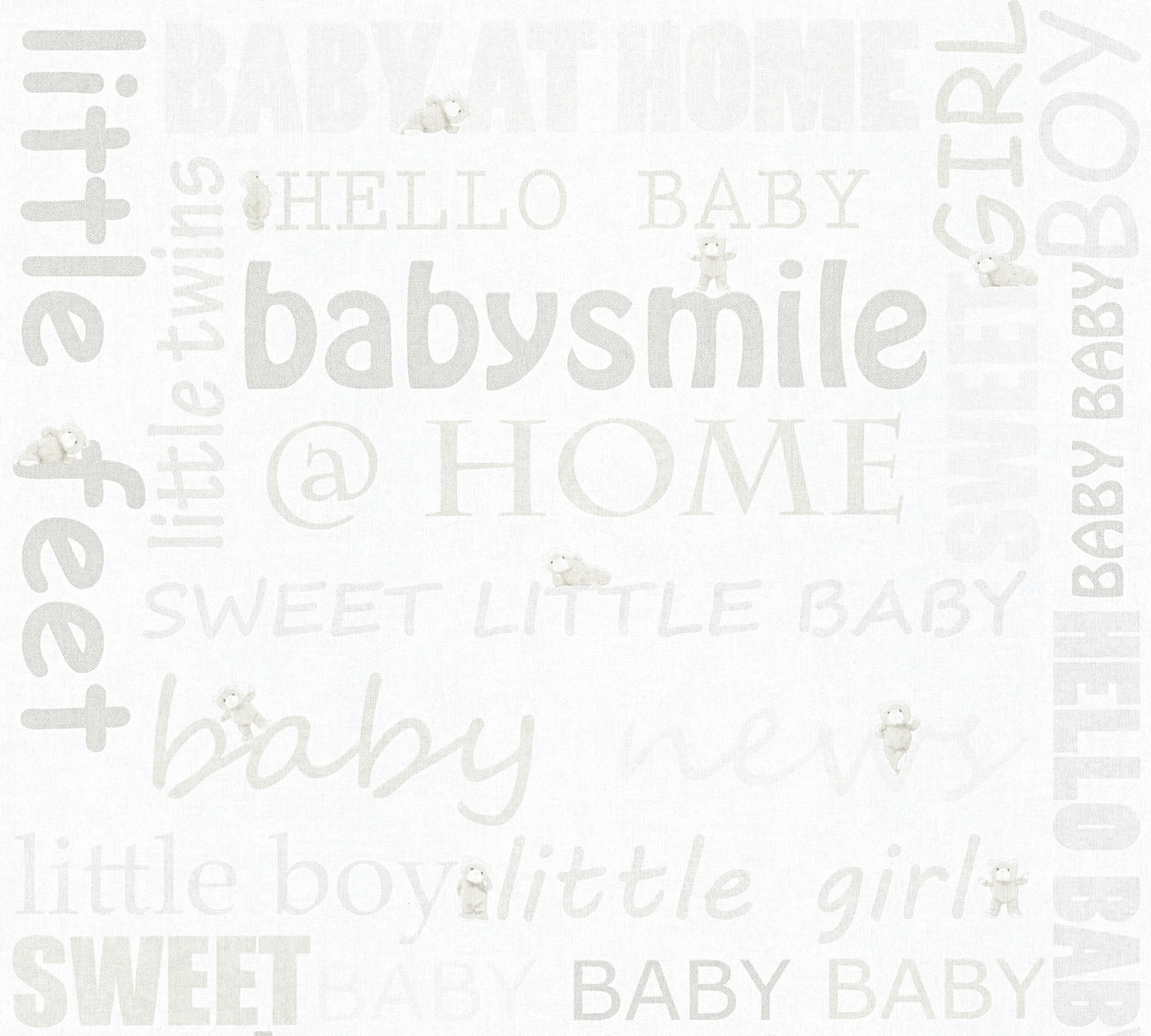 Vliestapete LITTLE STARS - creme-gold - 10 Meter