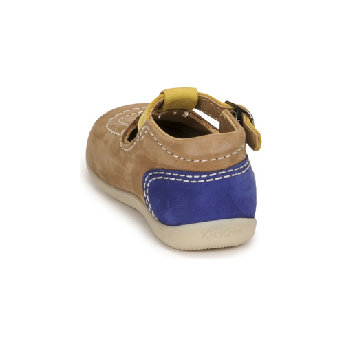 Kickers - BONBEK-2 - Beige / Jaune / Marine