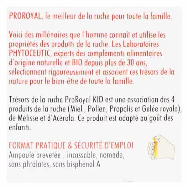 Phytoceutic Proroyal Kid Tesouros da Colmeia Kid 10 doses x 10 ml