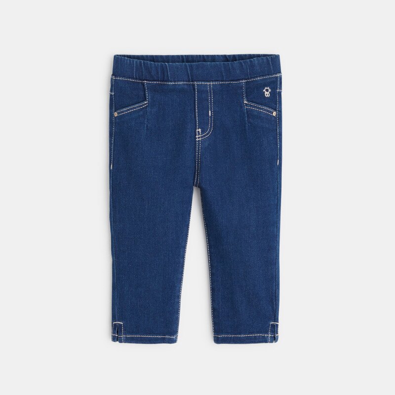 Jegging denim bleu bébé fille Bleu
