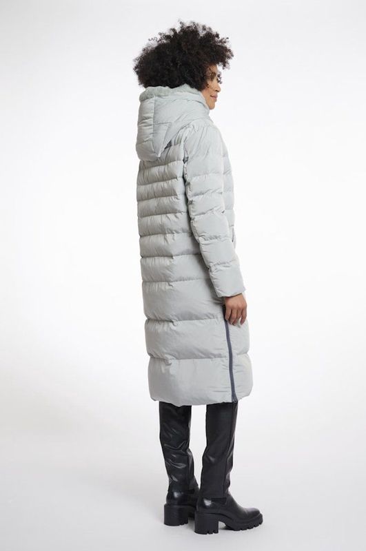 Rino&Pelle damesjas - Keila faux-fur jas - Lichtblauw