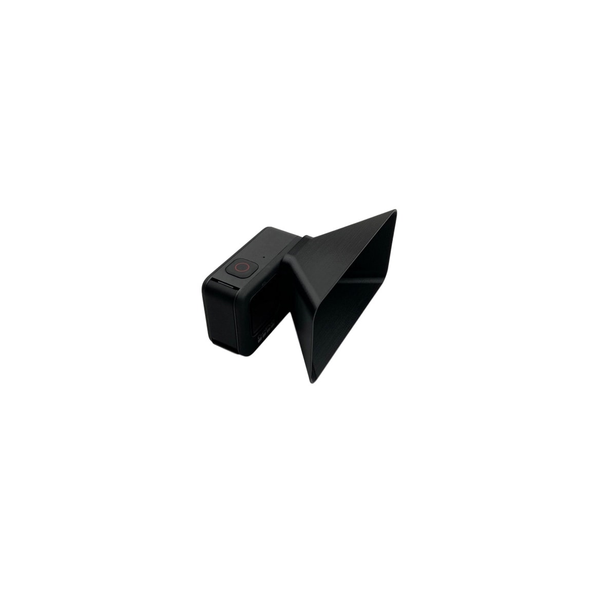 Lett bærbar solskjermingshette for GoPro Hero 5/6/7 svart Sort 11 x 9 x 6 cm
