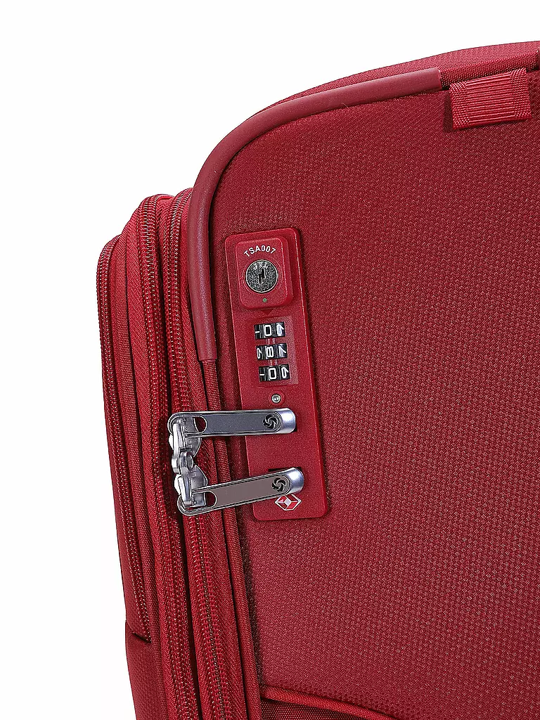 SAMSONITE Trolley  D' LITE SPINNER 71cm erweiterbar Chili Red rot