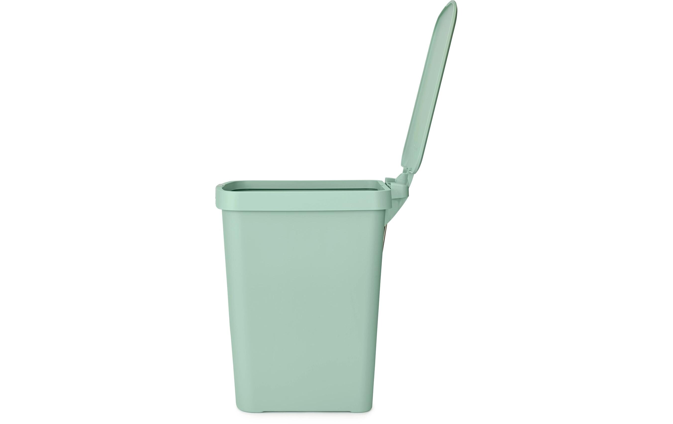 Recyclingbehälter StepUp 25 l, GrünTreteimer für Recyclingmaterialien
