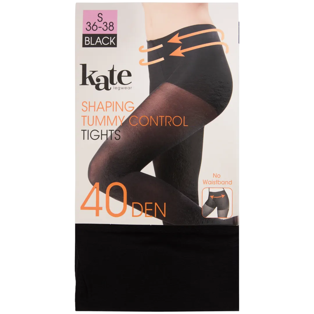 Kate Legwear Tummy Control shaping panty 40 denier Maten 36 - 50