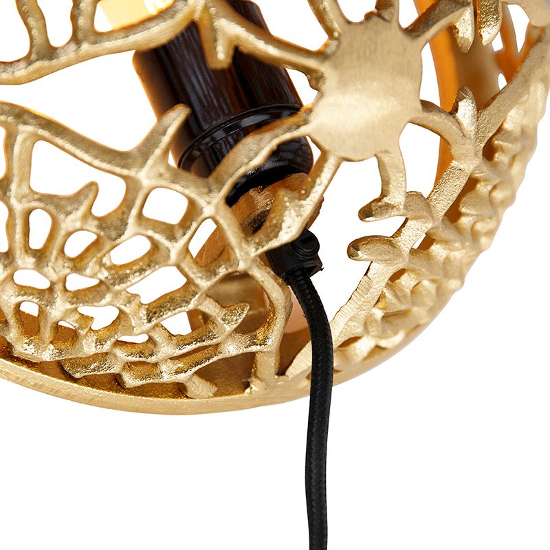 Art deco wandlamp goud - Maro