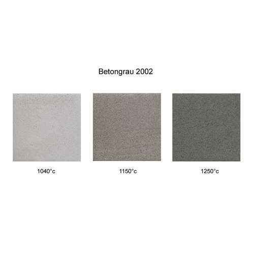 Tonmasse 2002, betongrau, feinst schamottiert