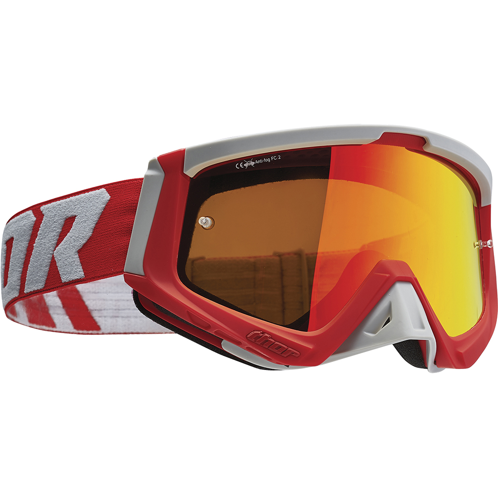Thor Motocross - Masque Sniper Rouge / Gris