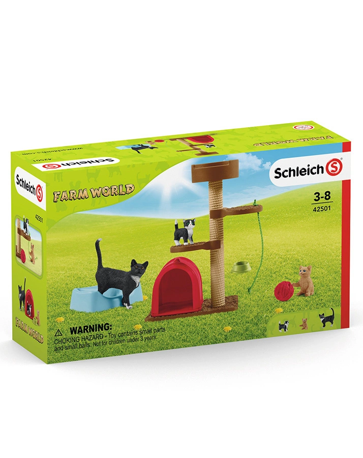 schleich® 42501 Farm World – Spielspaß für niedliche Katzen