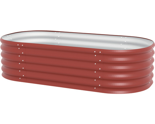 Klassieke verhoogde tuinbak 401 Vita Basic 162,1 x 82,1 x 40,1 cm robijn