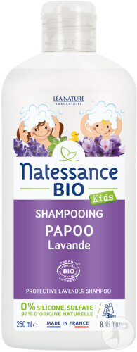 Natessance Bio Shampoing Protecteur Papoo Lavande Flacon 250ml