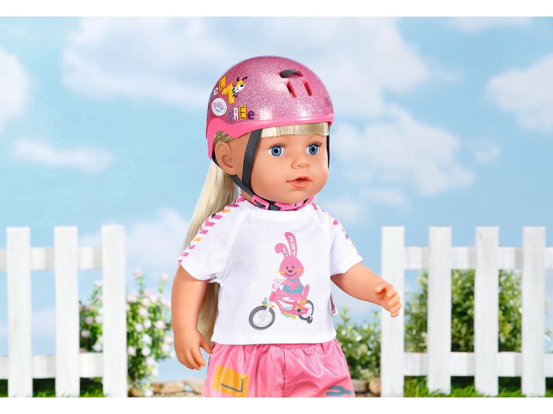 Baby Born Puppenzubehör Fahrradhelm Helm für die Puppe