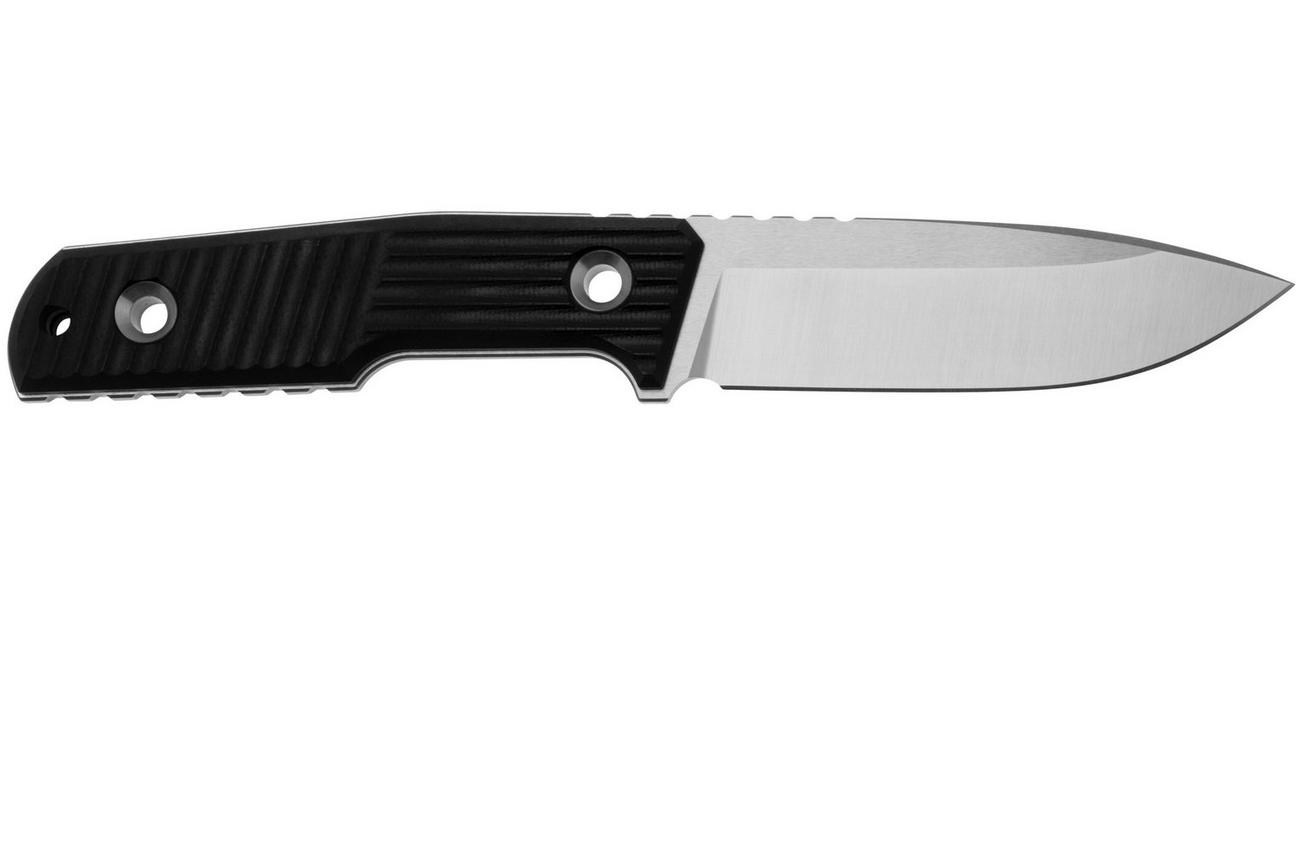 TRC Knives Urban Tactical, Elmax Satin, Black G10 survivalmes