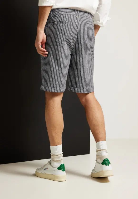 Regular Fit Chinoshorts - deep sea blue