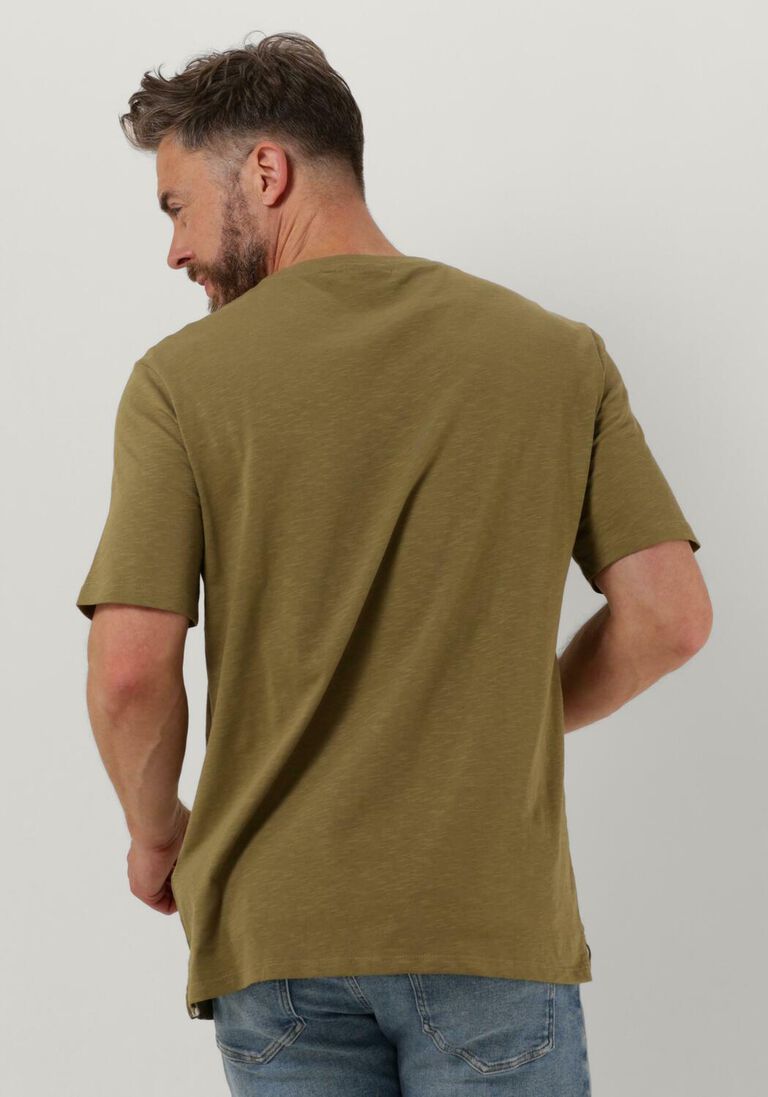 LYLE & SCOTT olijf lyle & scott t-shirt slub t-shirt