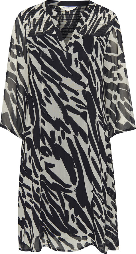 Part Two ElkaPW DR Dark navy brush print