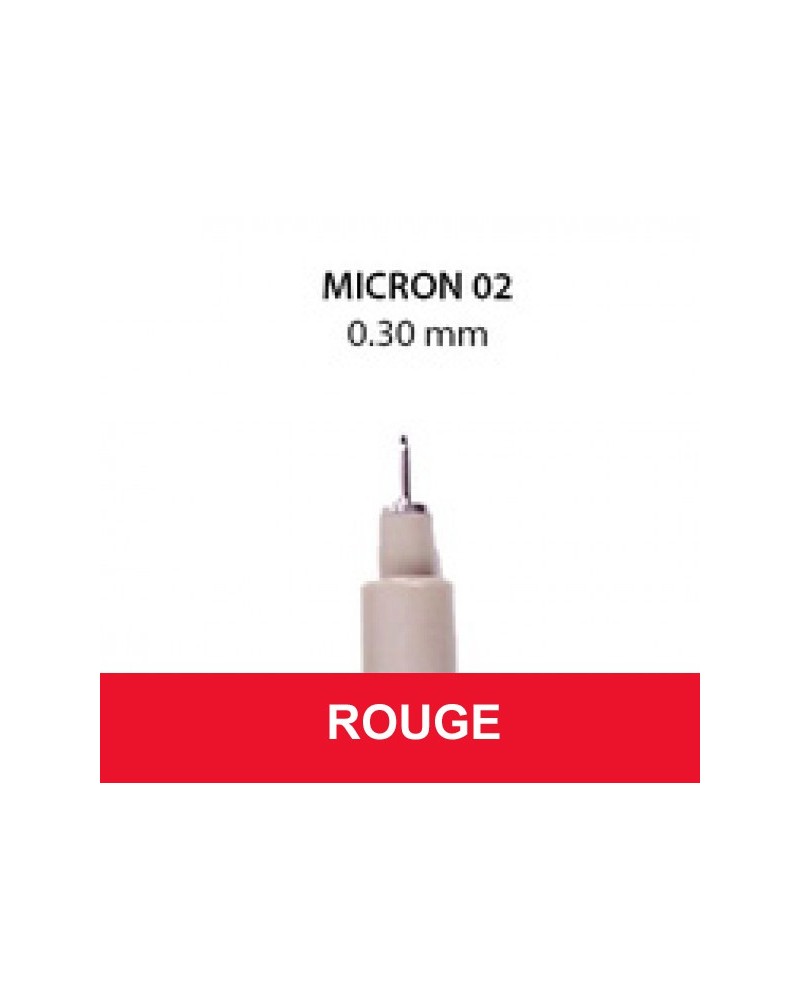 02 Rouge Pigma Micron