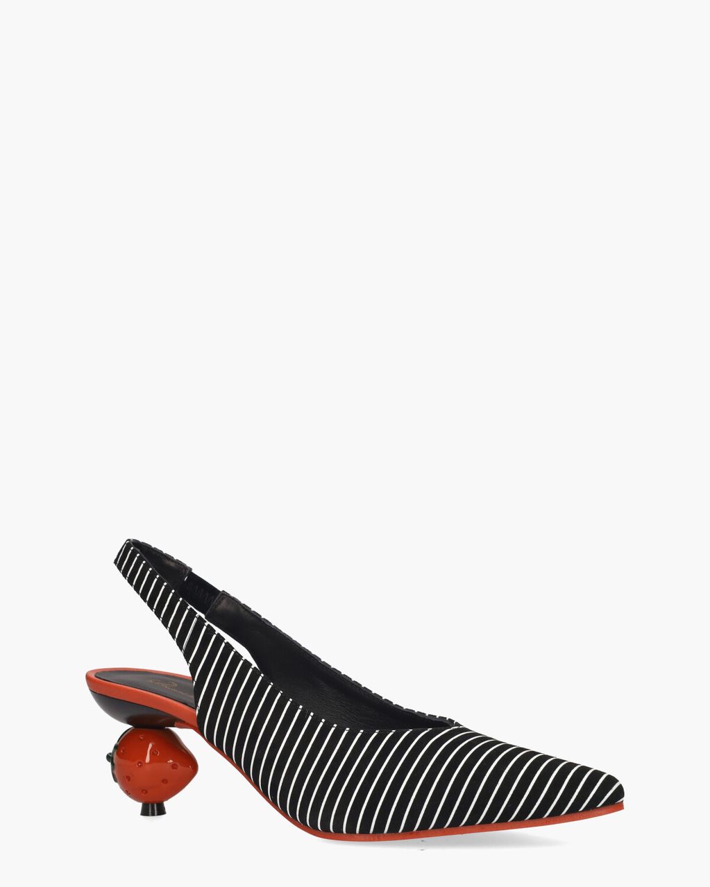 Daniele Ancarani Pefresa Zwart/Wit/Rood Dames Slingbackpumps