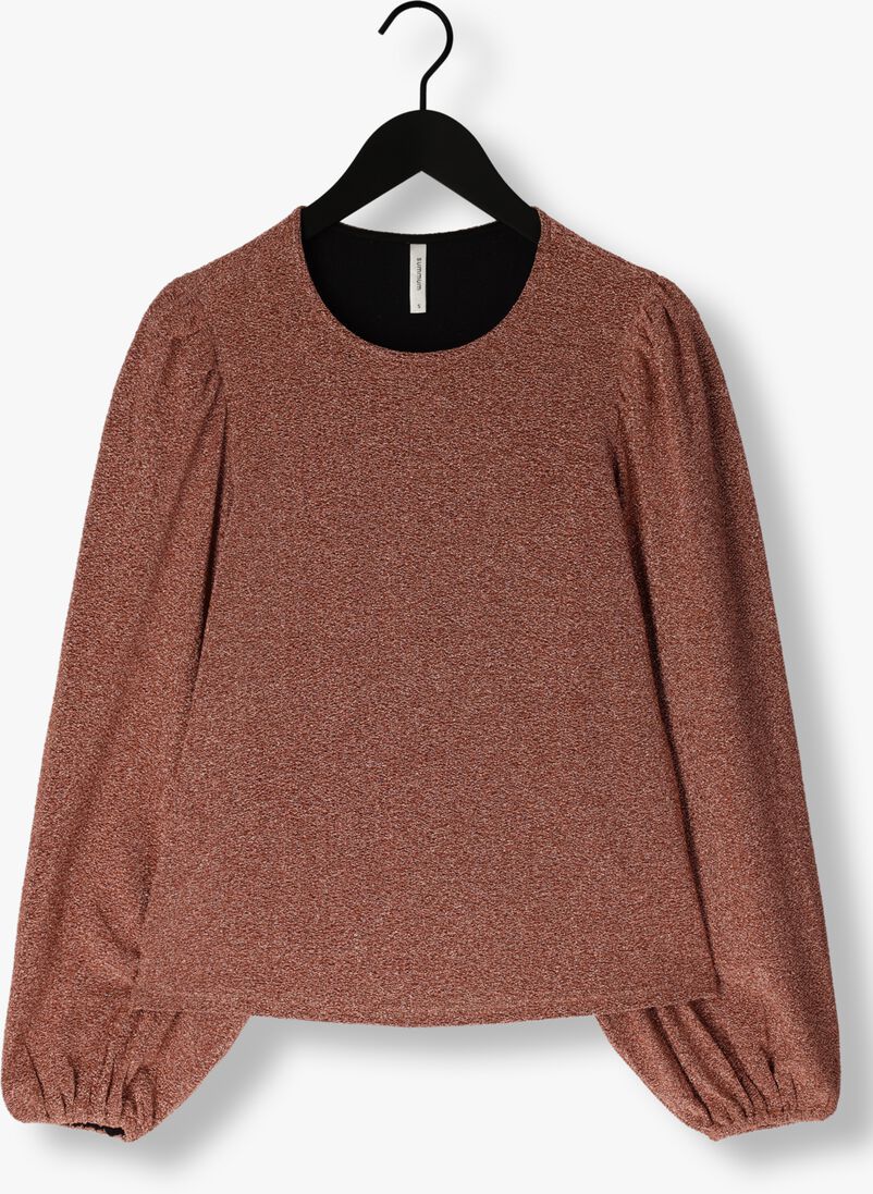 SUMMUM roze summum blouse long sleeve top lurex jersey