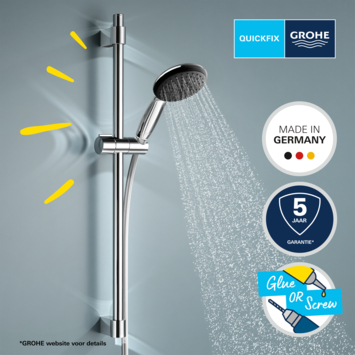 Grohe doucheset Quickfix Vitalio Start 2 standen chroom