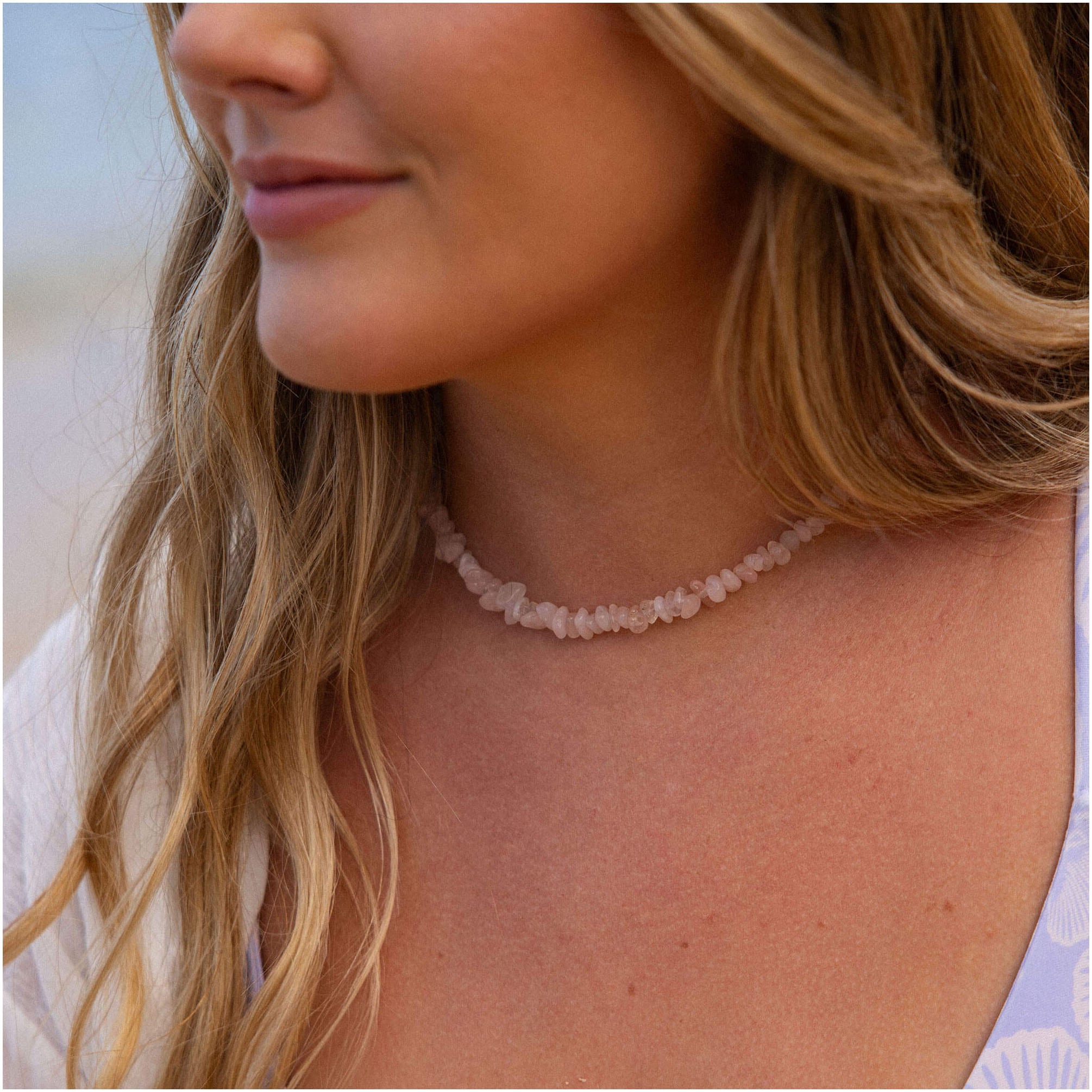 Purelei Perlenkette »Schmuck Geschenk Rose Quarz« mit Rosenquarz