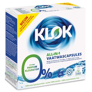 Klok ALLin1 Vaatwascapsules 26ST