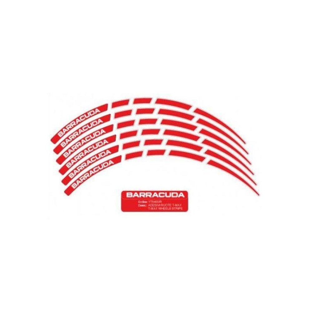 Barracuda - Liserets jantes Rouge