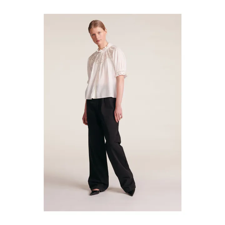 BELLEPIECE Blouse Leonor Dentelle | Ivoire